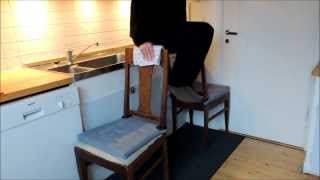 How to do home chair leg raise  hanging leg lift  knee lift on chairs [upl. by Cheyney]