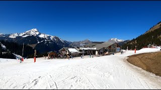 Chatel  Ski piste 11 le Lac et piste 19 la Combe [upl. by Setiram]