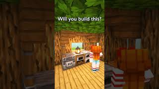 Minecraft Starter Treehouse🏡 Worlds Smallest Violin shorts minecraft [upl. by Eppesuig]