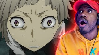 WHAT AM I WATCHINGOMG Bungo Stray Dogs Season 1 Episode 3 Reaction [upl. by Ilarin]