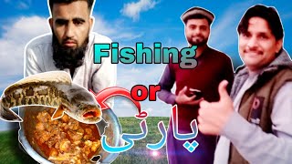 Fishing b kar li or dosto ko party bi khila di😍riverfishing [upl. by Enyalb60]