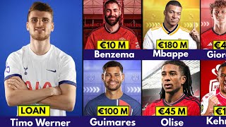 NEW CONFIRMED amp RUMOURS TRANSFERS WINTER 2024🔥Benzema Werner Mbappé LeãoIscoGuirassy Olise 💰 [upl. by Demha]