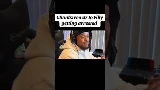 Chunkz reacts to fillys arrestbetasquad jail fyp foryoupage [upl. by Adnalor401]