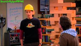 Sheldon Wins Jenga  The Big Bang Theory [upl. by Curren]