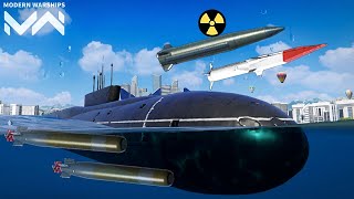 RF Yuriy Dolgorukiy K535 Submarine with DF12 Nuclear Missile x3  Modern Warships [upl. by Felicle761]