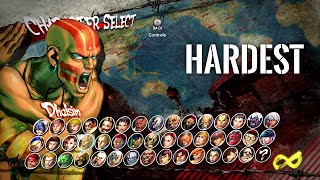 SUPER Street Fighter 4 ARCADE Edition  ULTRA SSFIV Version  DHALSIM  HARDEST  4K 60FPS [upl. by Hadley839]