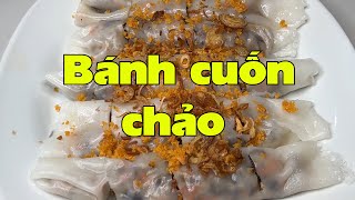 Bánh cuốn chảo nhanh ngon và dễ làm [upl. by Llehsor]