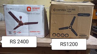 candes fan genuine review after 1 year use candes vs orient fan कौन सा पंखा ले  जाने इस वीडियो में [upl. by Aynom]