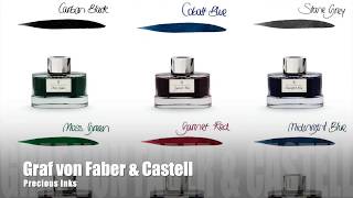 Graf von Faber Castell Ink bottles [upl. by Gerladina551]