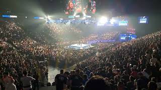 LYON CROWD CREATE AN ATMOSPHERE AT WWE SMACKDOWN FRANCE [upl. by Wallie]