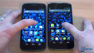 Nexus 4 vs Galaxy Nexus  Pocketnow [upl. by Sanfred]