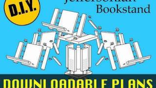 How to Make a Thomas Jefferson Jeffersonian Bookstand with Downloadable Plans [upl. by Paulsen50]