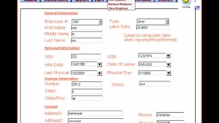 Fleet Maintenance Management System ASPNET with C Project [upl. by Nivrac]