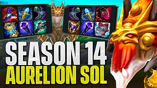 Aurelion Sol is ONE SHOTTING in Season 14 S14 ITEM GUIDE [upl. by Orimisac]