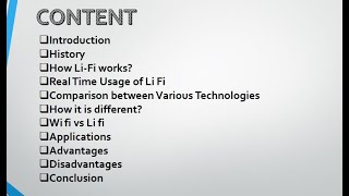 HindiUrduWhat is LiFi   Detailed explanation in Hindi Presentation  Seminar [upl. by Nahum]