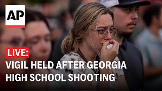 LIVE Vigil held after Apalachee High School shooting in Georgia [upl. by Emiaj17]