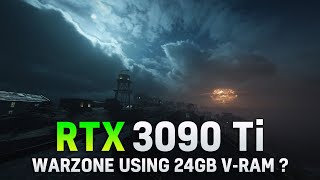 Warzone using 24gb of Vram   RTX 3090 Ti [upl. by Lenna]