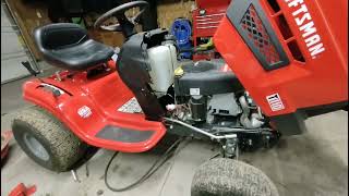 craftsman T110 riding lawnmower honest review [upl. by Mercedes]