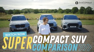 ULTIMATE COMPACT SUV COMPARISON  RSQ3 vs GLC63s vs X3 M Competition [upl. by Feil]