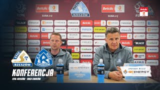 KONFERENCJA  Stal Rzeszów  Ruch Chorzów 13 kolejka Betclic 1 Ligi 21102024 [upl. by Ahsirtal]