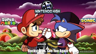 Rockstar vs See You Again  Mario and Sonic Nintendo High AMV [upl. by Ynatsed]