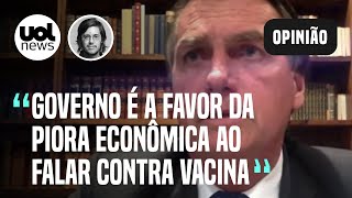 Joel Governo piora inflação ao falar contra vacina não há reforma mais importante do que vacinação [upl. by Tormoria]