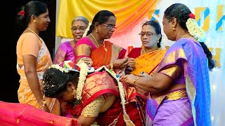 Traditional Seemantham Tamil Function  South Indian BABY SHOWER [upl. by Levison109]