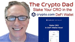 How to Convert and Stake CRO in the Cryptocom DeFi Wallet to Earn Passive Income [upl. by Mariele]