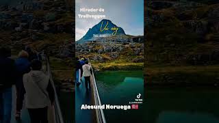 Mirador de Trollveggen 🇧🇻 carretera de Trollstigen Alesund Noruega 🇧🇻🇧🇻🇧🇻 fiordosnoruegos Alesund [upl. by Artur]