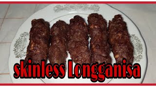 skinless longganisa Easy recipe of homemade skinless Longganisaso delicious [upl. by Nnaycnan]