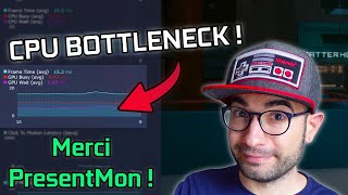 BOTTLENECK CPU ou JEU MAL OPTIMISÉ  TUTO PresentMon 20 [upl. by Egidius]