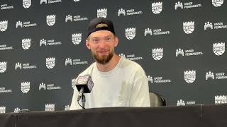 Domantas Sabonis says his freeagent pitch to Malik Monk started in training camp [upl. by Okim]