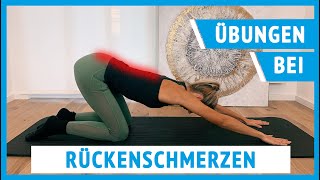 4 Übungen bei Rückenschmerzen  vom Physiotherapeuten [upl. by Barclay]