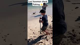 Levi bowman shark fishinginsaltrods fishing fishingbait sharkattack shorts [upl. by Onnem775]