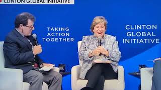 Randi Weingarten speaking at Clinton Global Initiative saving Democratic Principles in Ukraine [upl. by Anidan148]