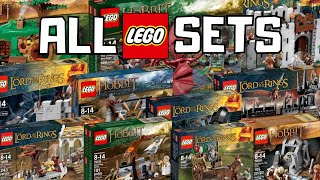 ALL 25 LEGO LORD OF THE RINGS HOBBIT SETS 20122014 [upl. by Edina]