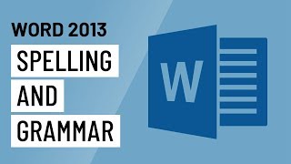 Word 2013 Spelling and Grammar [upl. by Antipas214]