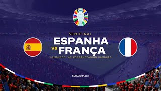 UEFA EURO 2024  Espanha X França  SemiFinal [upl. by Cirdahc]