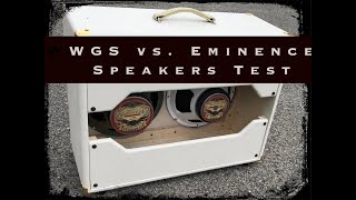 WGS Veteran 30 amp ET 65 vs Eminence JS  1250 [upl. by Ynnavoj]