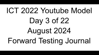 Forward Testing  Day 3 of 22  2022 Youtube Model [upl. by Conger577]