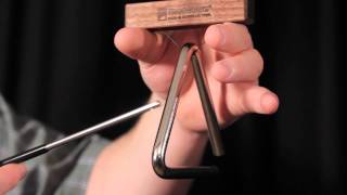 TREHS04 TreeWorks Chimes 4inch Triangle NEW video [upl. by Eilime]