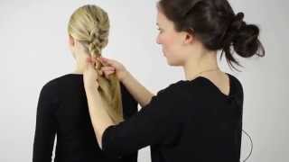 Haare flechten  Basic holländischer Zopf Dutch Braid  Flechtfrisur  Tutorial [upl. by Ainna]