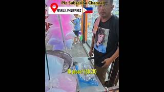 90 Candy Floss in Manila 🇵🇭  sugar candy making in street philippine  cotton candy making [upl. by Dupin]