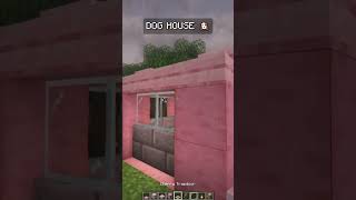 Minecraft Dog House 😢 minecraft [upl. by Ricardama]