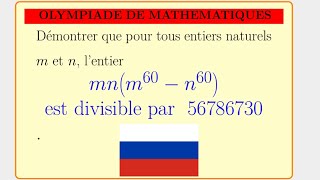 Russian olympiad baccalauréat concours olympiade arithmétique fermat [upl. by Wallack649]