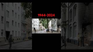 Then and Now WW2 Westernfront History Pictures Aachen [upl. by Aratahc]