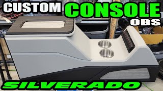 CHEVY SILVERADO OBS CUSTOM CENTER CONSOLE [upl. by Ellga]