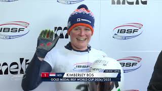 Highlights Womens skeleton Sigulda [upl. by Aihsercal]