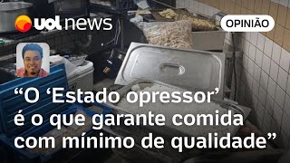 Comida no banheiro da Sapucaí é aviso aos que pedem Estado mínimo diz Sakamoto [upl. by Nnayelsel]