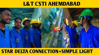 STAR DELTA CONNECTION  LampT CSTI AHEMDABAD  TRADE PRACTICAL VIDEO [upl. by Kaete]